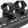 thumbnail image 5 of 1'' inch Middle Profile Scope Rings for Picatinny Weaver Mount Heavy Duty., 5 of 6