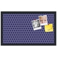 thumbnail image 2 of PinPix 24x14 Custom Cork Bulletin Board Dark Purple Dots Poster Board Has a Fabric Style Canvas Finish, Framed in Dark Purple Dots, by ArtToFrames (PinPix-401), 2 of 6
