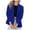 Blue, variant on My Items Blazers Spring Jackets Plus Size Blazer Jackets Suit Long Sleeve Open Front with Button Pockets for Business Office