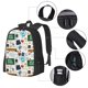thumbnail image 2 of Disketp Back To School A Mochila Minimalista de Gran Capacidad, Mochila de Viaje para Escuela, Trabajo o Uso Diario, 2 of 6