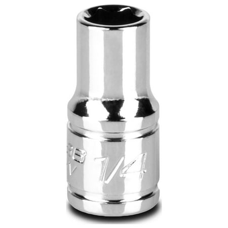UPC: 0886352121569 | Capri Tools 1/4-Inch Shallow Socket 1/4-Inch Drive 6-Point SAE