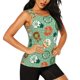 thumbnail image 2 of Fotbe Christmas Donuts Blusas Sin Mangas para Mujer – Estilo Casual, Corte Suelto, Slim-Fit, Cuello Redondo Deportivo, Tops de Verano para Gimnasio y Yoga-Large, 2 of 7