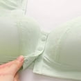 thumbnail image 3 of WCJM Women Br Nylon,Spandex Red A Bra For Women Front Buckle Underwear Full Coverage Padded Wireless Plus Size Thin Stretchable Tank Top Bra, 3 of 7