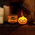 thumbnail image 3 of Halloween Pumpkin Decoration Light, Halloween Jack O Lantern Pumpkin Ornament with Glowing Design, Pumpkin Lamp for Indoor Outdoor Party Home Holiday Decor, 3 of 5