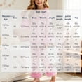thumbnail image 4 of ITSAME Girls Loungewear Outfit 2-Piece Bow Print Button Down Lapel Shirt and Pants Fall Winter Casual Sleepwear Set Pink Size 2T, 4 of 9