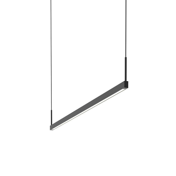 Sonneman 2816-4-27 Thin-Line Single Sided 48" Wide Led Linear Pendant - Black