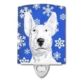 thumbnail image 1 of Carolines Treasures SC9604CNL Bull Terrier Winter Snowflakes Ceramic Night Light, 1 of 2