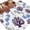 Purple Blue, variant on Shell Coral Coastal Area Rugs 6'x9', Washable Small Throw Rugs for Kitchen Dining room, Nautical Summer Beach Ocean Sea Indoor Outdoor Rug Non-Slip Low Pile Carpet Runner Reversible Floor Mats