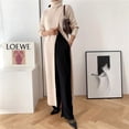thumbnail image 4 of Style Déesse Long Pull Col Roulé Tricoté Jupe Longue Pull-Over Fendu Intérieur Ajusté, 4 of 5