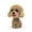 Brown teddy, variant on Wobble Shaking Head Dog Dolls Ornaments Resin Bobblehead Husky Poodle Pomeranian Toys Home Dashboard Decoration Accessories
