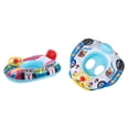 thumbnail image 1 of WUSUOWEI 2PCS Inflatable Car Shape Pool Float,Float Ring,Leg Openings Design Swimming Float Seat,Car Boat,Pool Floats with Steering Wheel and Backrest,Cute Car Pool Toys,Water Support for Party, 1 of 1