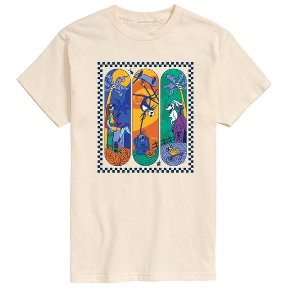 The Nightmare Before Christmas - Summer Skateboards - Men's Short Sleeve Graphic T-Shirt