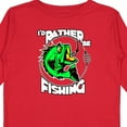thumbnail image 4 of Inktastic I'd Rather Be Fishing Boys or Girls Long Sleeve Toddler T-Shirt, 4 of 5