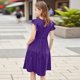 thumbnail image 5 of Teen Girls Dresses Casual Summer Midi Dress with Pockets Short Sleeve Loose Fit Flowy Sundress for Beach Party ,Sie:90, 5 of 9