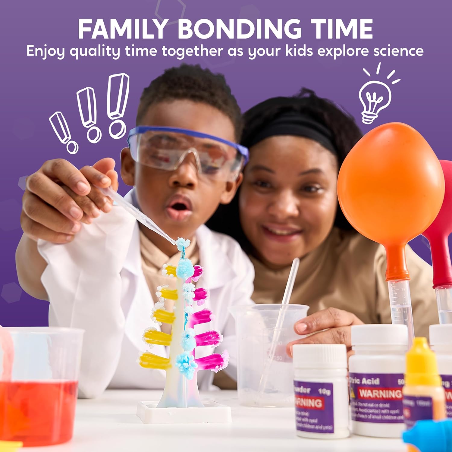 Joyfy Science Kit with 50+ Experiments Ages 6-12 photo 2