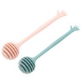 thumbnail image 4 of Advancent Agitador de miel Dispensador de jarabe Cuchara Mezclador de café Fiesta Bebidas Batido Stick Bar Restaurantes Herramientas de servicio Cocina y Comedor Rosado Advancent  HA059288-01, 4 of 6