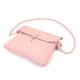 thumbnail image 4 of Bolso de hombro con colgante de ciervo de color puro simple, bolso cruzado para mujer (rosa), 4 of 6