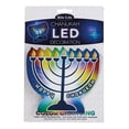 thumbnail image 3 of Rite Lite 5" Battery Operated Color Changing Fiber Optic "Happy Chanukah" Menorah Window Decor -, 3 of 3