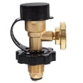 thumbnail image 4 of KAKOWELY propane hose adapter Propane Tank Adapter With Built-In Pressure Gauge Gas Tank Adapter With Gauge Level Gas Tank Adapter Outdoor Gas Tank Pressure Meter (US Standard ), 4 of 4