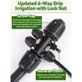 thumbnail image 4 of Locked Barbed Tee Connectors /\uD to /\uD Drip Irrigation Fittings Kit /mm to /mm Tube Lock Female Connector Way Barbed Lock Irrigation Parts for Watering System, 4 of 7