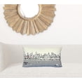 thumbnail image 4 of 24" White Philadelphia Daylight Skyline Lumbar Decorative Pillow, 4 of 4