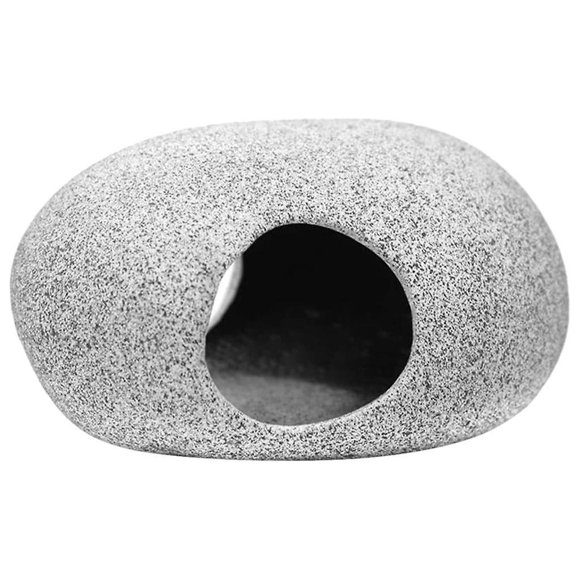 Aquarium Rock Caves Habitat Sunken Shrimp Cichlid Spawning for Breeders S1