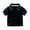 Black, variant on Hiijoy Little Boys Short Sleeve Casual Polo Shirt Solid Basic Summer Versatile T-Shirt