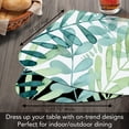 thumbnail image 6 of CounterArt "Gossamer Palms" 4-Pack Reversible Wedge Tabletop Placemats, 6 of 8