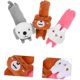 thumbnail image 3 of 6 Piezas Juguetes Conejo Masticar Perro Relleno Teaser Juguetes Cachorro Muñeca Regalos Juguete Catnip Resistente Masticar Cuidado Dientes para Felpa Mordedor Molar Interactivo ER, 3 of 5