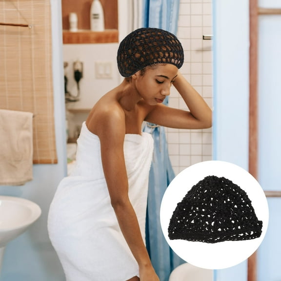 LOLIPPYY 5Pcs Cotton Hair Net for Sleep with Soft Mesh for Women