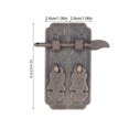 thumbnail image 4 of Cabinet Faceplate Laiton Bronze Bienfaisant Bat Pattern Rétro Chinois Armoire Poignées pour Armoires, 4 of 8
