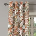 thumbnail image 3 of Ambesonne Grommet Curtain, , 50"x84", White Cinnamon Burgundy, 3 of 5