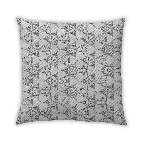Ahgly Company Outdoor Square Contemporary Throw Pillow, 18 inch by 18 inch