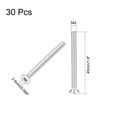 thumbnail image 2 of Tornillos de cabeza plana M4x45mm, tornillo hexagonal interno, sujetadores de acero inoxidable 304, 30 Pcs, 2 of 3