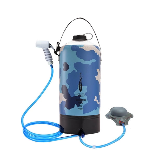 Bolsa De Ducha Para Acampar De 10L, Bolsa De Ducha Para Exteriores, Bolsa De Ducha Solar Portátil De Pvc, Bolsa De Almacenamiento De Agua Para Acampar qarigey OD014859-03