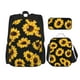 thumbnail image 1 of Easygdp Sunflower 6 Mochila para Niños y Niñas con Set de Caja de Almuerzo y Estuche para Lápices 3 en 1, Mochila Escolar Estampada para Adolescentes, 1 of 7