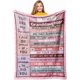 thumbnail image 1 of LHSHID Granddaughter Gifts from Grandma Grandpa Gifts for Granddaughter Granddaughter Gift Ideas to My Granddaughter Christmas Graduation Birthday Valentine’s Day Gift Throw Blanket 40"x50", 1 of 7