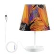 thumbnail image 2 of Bold Wildflowers Line Desk Lamp 3 Color Modes LED Table Lamp Nightstand Reading Light for Bedroom Living Room, 2 of 8