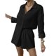 thumbnail image 5 of Conjunto de pantalones cortos de blusa casual para mujer Conjunto de chándal de 2 piezas de algodón de ocio, 5 of 6