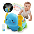 thumbnail image 1 of Bebé Elefante De Juguete Con Función De Sensor De Música Xtellar azul, 1 of 4