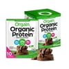 Orgain Organic Vegan 21g Protein Powder Packets, Travel Size -Chocolate, 10ct