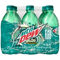 Mtn Dew Baja Blast, 16 oz Bottles, 6 Count
