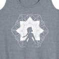 thumbnail image 3 of Disney Frozen 2 - Elsa Snowflake - Women's Racerback Tank Top, 3 of 5