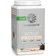 Sunwarrior Sport Organic Active Protein, Chocolate, Vegan Protein Powder, 20 Servings