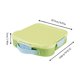 thumbnail image 3 of Caja de almuerzo Bento de microondas con utensilios – Recipiente compartimentado para almacenar alimentos, taza de salsa, sellos de silicona, lavavajillas, plástico, azul/morado/amarillo, 3 of 7