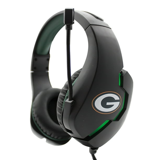Audifono gamer NFL Green Pay Packers con luz led 100% original
