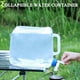 thumbnail image 5 of Contenedor de Agua Plegable con Grifo, Paquete de 2, de 2.6 Galones, para Acampar, Portátil, para Almacenar Agua, 5 of 6