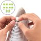 thumbnail image 5 of Cordones elásticos sin lazo Colcomx CapsuleLock Verde claro, 5 of 8
