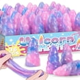 thumbnail image 1 of Slime Kit BYONEBYE Unicorn, paquete de 36 unidades, antiadherentes y elásticos, 1 of 7
