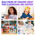 thumbnail image 4 of Juego a granel de Crayons ArtCreativity, 100 paquetes de 6 crayones para niños, 4 of 7